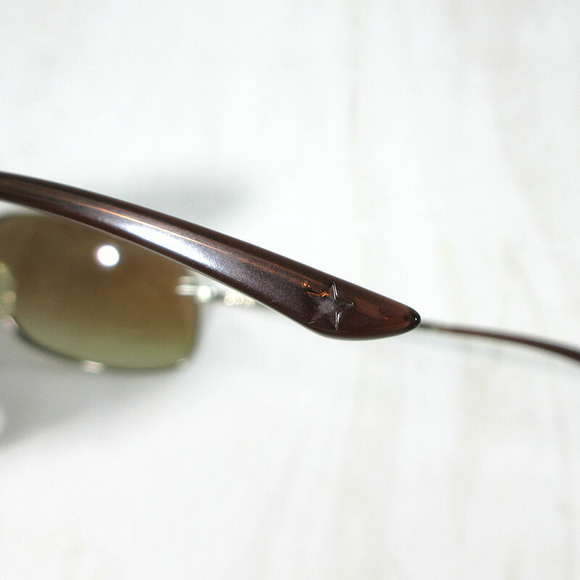 Christian Dior Star Motif Sunglasses Gold Brown - Picture 13 of 13